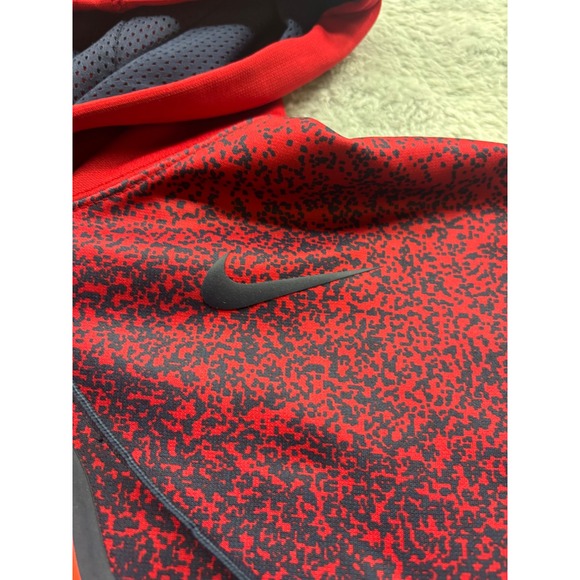 Nike Boston Red Sox MLB Performance Hoodie Mens Medium Red Navy B Logo - Picture 5 of 5